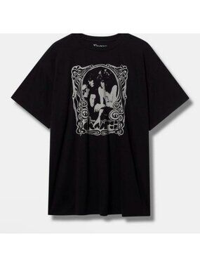 NWT Torrid “The Doors” cotton crew Tshirt Deep Black Size 1X
